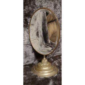 Antique Vintage American Red Cross Dresser Vanity Mirror w/Stand